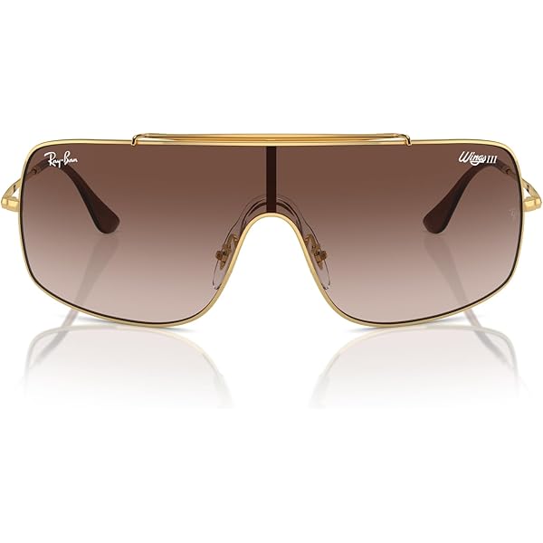 レイバン　wings Amazon.com: Ray-Ban RB3897 Wings III Sunglasses, Black/Gradient